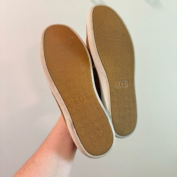 Ugg Cas Caramel Suede Leather Slip On Sneakers  Size 10 - Picture 8 of 9